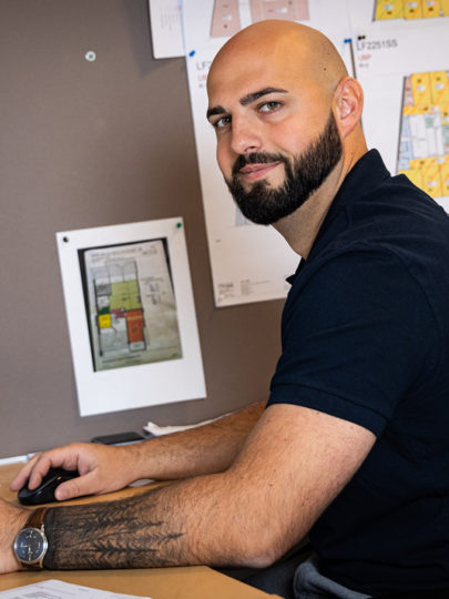 Ambitious smart and intelligent good-looking european male entre